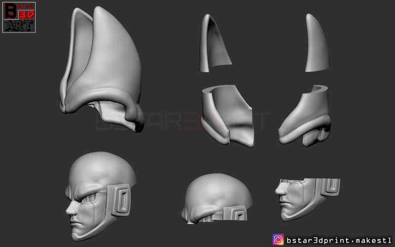 CELL Mask -Dragon Ball Z Cosplay or custom figure 3D print model 3D Print 277450