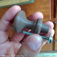 3D-printable generic cabinet knob - Thumbnail 4