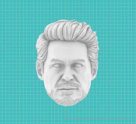 Tony stark head 3D Print 277678