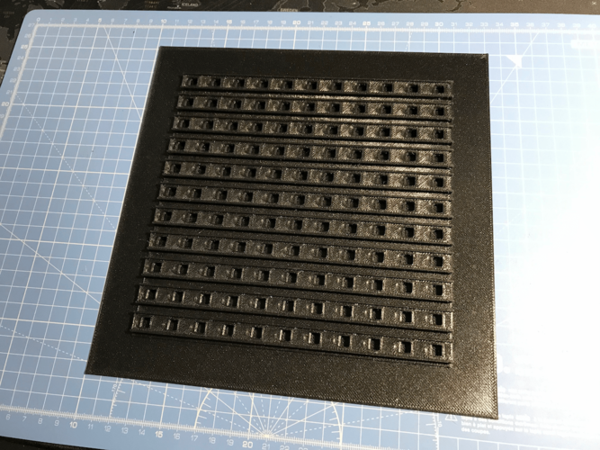 Wordclock Matrix Frame for WS2812B LED 3D Print 278071 Wordclock Matrix Frame for WS2812B LED 3D Print 278071