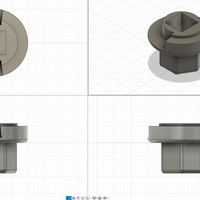 Small Sanwa Steeringwheel adapter (modded) 3D Printing 278162