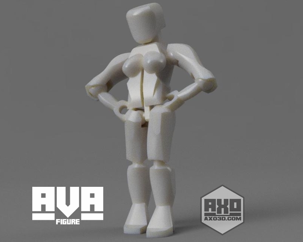 AVA - Action Girl 3D Print 278381