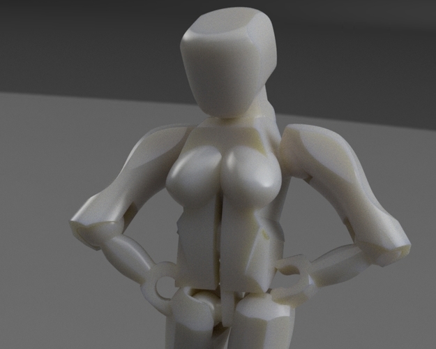AVA - Action Girl 3D Print 278383