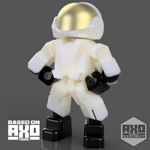 ASTRO - AXO Moon Man - Full Kit 3D Print 278423