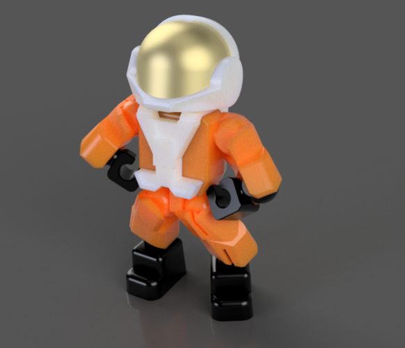 ASTRO - AXO Moon Man - Full Kit 3D Print 278425