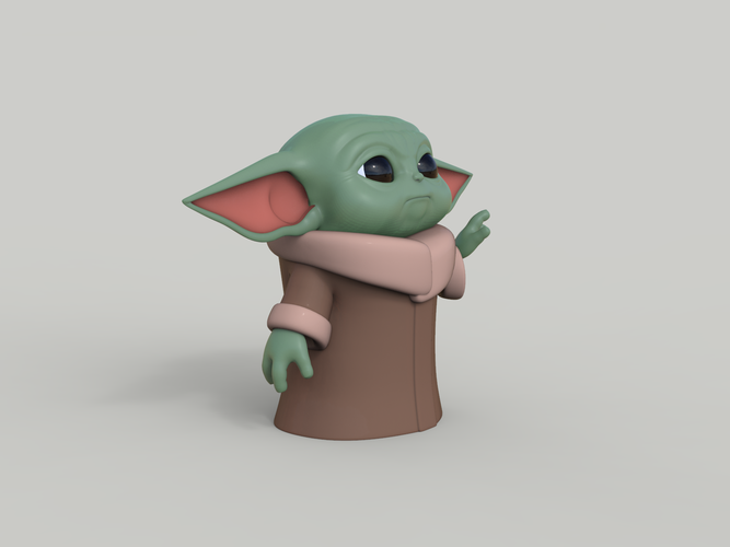 baby yoda 3D Print 278431 baby yoda 3D Print 278431