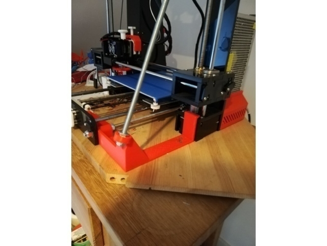 Anet A6 Stabilising Struts and Base Clamp 3D Print 278495
