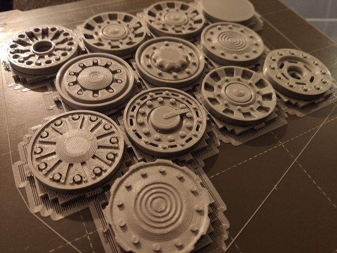 RC Beadlock wheel 1:10 12 x COVER 3D Print 278528
