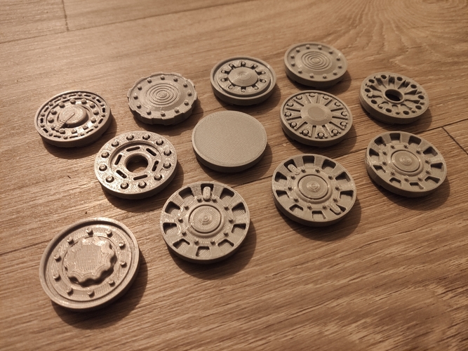 RC Beadlock wheel 1:10 12 x COVER 3D Print 278529