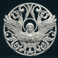 Small Angel relief II 3D Printing 278629