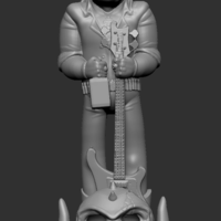 Small Lemmy Kilmister of Motorhead 3D Printing 279058