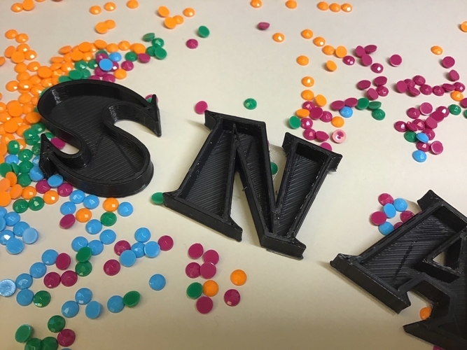 EMPTY SNAP Font uppercase 3D letters STL file 3D print model 3D Print 279249 EMPTY SNAP Font uppercase 3D letters STL file 3D print model 3D Print 279249