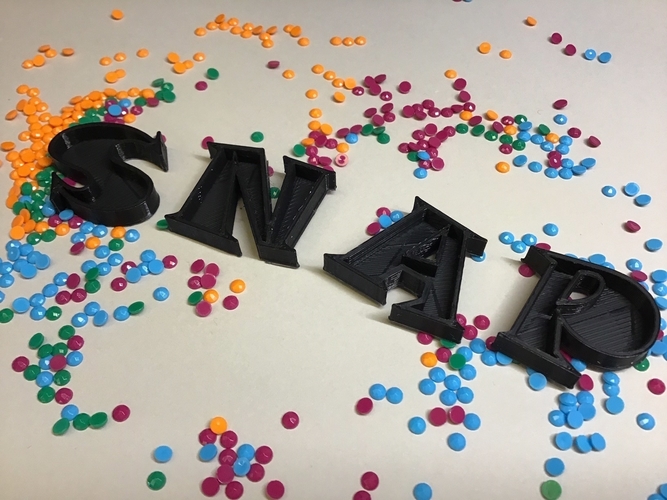 EMPTY SNAP Font uppercase 3D letters STL file 3D print model 3D Print 279250 EMPTY SNAP Font uppercase 3D letters STL file 3D print model 3D Print 279250