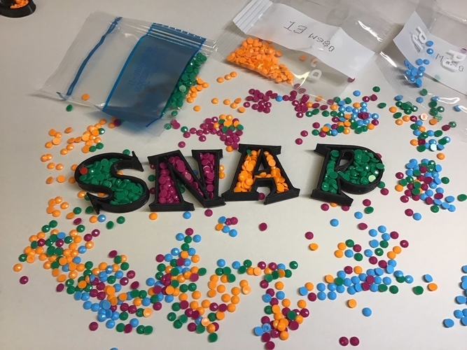 EMPTY SNAP Font uppercase 3D letters STL file 3D print model 3D Print 279252 EMPTY SNAP Font uppercase 3D letters STL file 3D print model 3D Print 279252