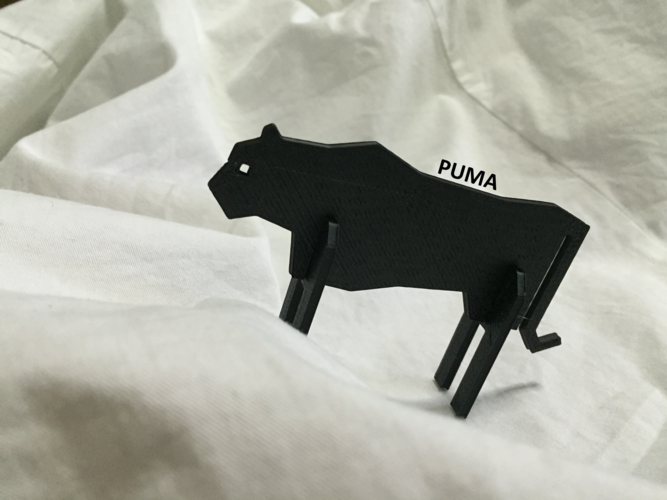 Simple Animals 11 - The Black 3D Print 27945