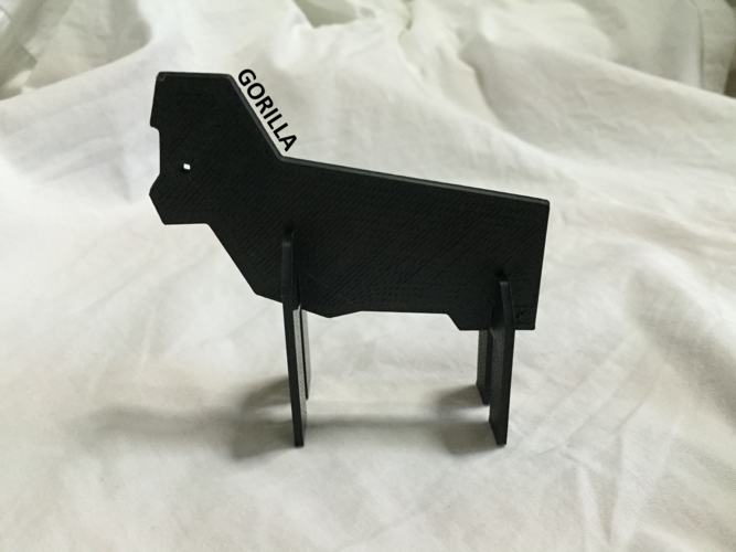 Simple Animals 11 - The Black 3D Print 27947