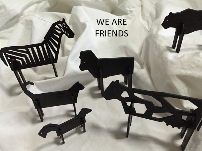Simple Animals 11 - The Black 3D Print 27952