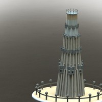 Small QUTUB MINAR " THE TALLEST INDIVIDUAL TOWER IN WORLD " 3D Printing 27956