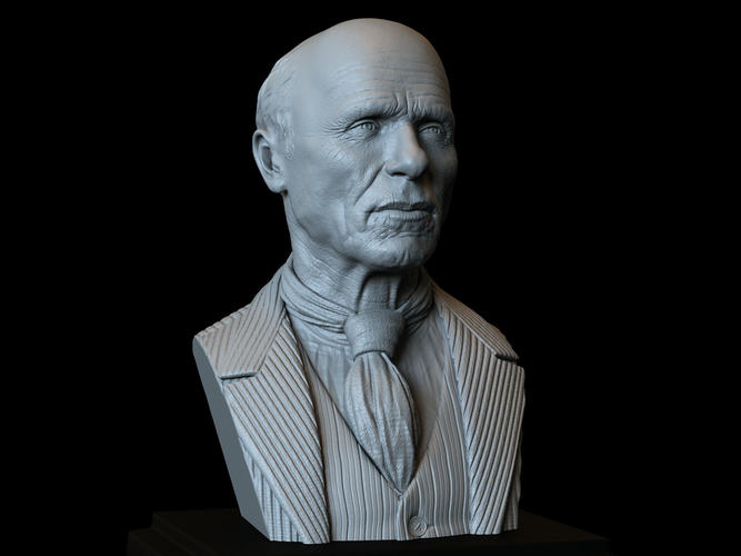 Ed Harris 3d printable bust 3D Print 279723 Ed Harris 3d printable bust 3D Print 279723
