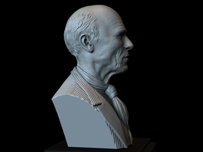 Ed Harris 3d printable bust 3D Print 279725 Ed Harris 3d printable bust 3D Print 279725