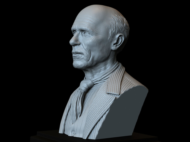 Ed Harris 3d printable bust 3D Print 279728 Ed Harris 3d printable bust 3D Print 279728