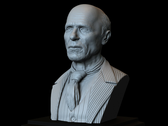 Ed Harris 3d printable bust 3D Print 279729 Ed Harris 3d printable bust 3D Print 279729