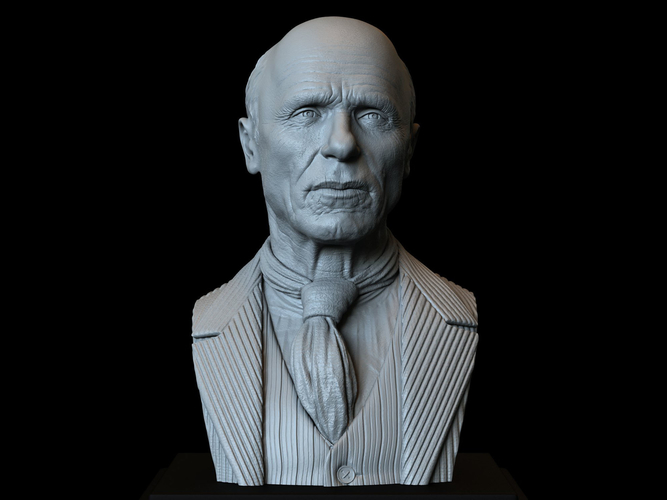Ed Harris 3d printable bust 3D Print 279730 Ed Harris 3d printable bust 3D Print 279730