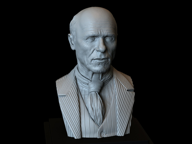 Ed Harris 3d printable bust 3D Print 279731 Ed Harris 3d printable bust 3D Print 279731