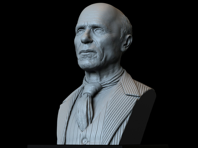 Ed Harris 3d printable bust 3D Print 279732 Ed Harris 3d printable bust 3D Print 279732