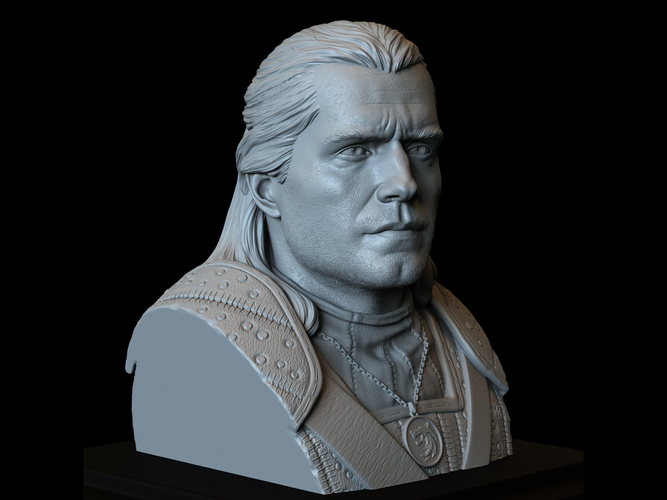 Geralt of Rivia (Henry Cavill) from The Witcher 3D Print 279733 Geralt of Rivia (Henry Cavill) from The Witcher 3D Print 279733