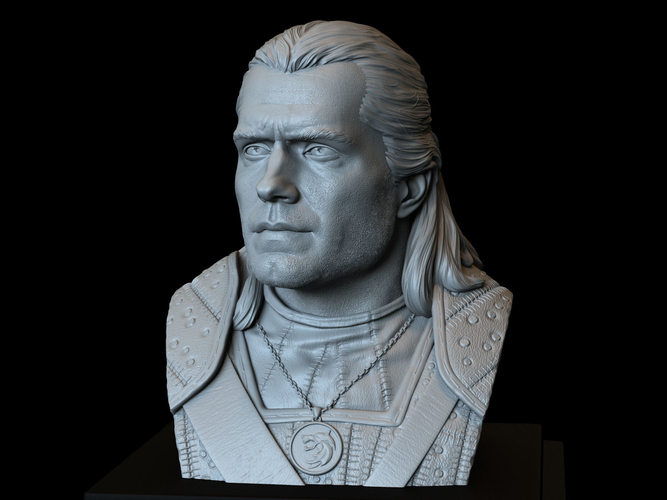 Geralt of Rivia (Henry Cavill) from The Witcher 3D Print 279735 Geralt of Rivia (Henry Cavill) from The Witcher 3D Print 279735