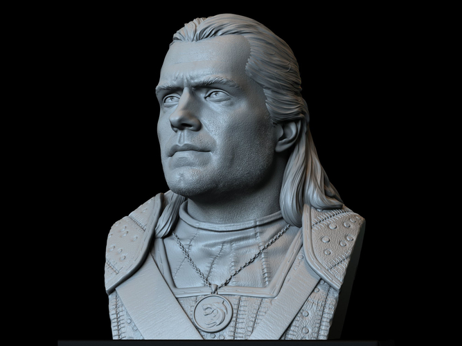 Geralt of Rivia (Henry Cavill) from The Witcher 3D Print 279741 Geralt of Rivia (Henry Cavill) from The Witcher 3D Print 279741