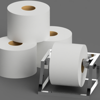 Small Quick Action Toilet Paper Reload Holder 3D Printing 279846