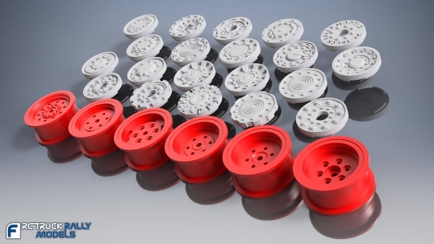 RC wheel beadlock 1:10 truck 3D Print 280027