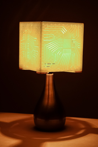 "Power My Circuit" Lamp Shade By Mazuir Ross (Assembly Required) 3D Print 28013