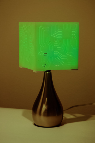 "Power My Circuit" Lamp Shade By Mazuir Ross (Assembly Required) 3D Print 28017