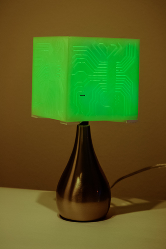 "Power My Circuit" Lamp Shade By Mazuir Ross (Assembly Required) 3D Print 28018