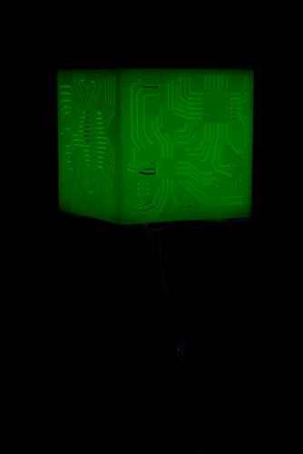 "Power My Circuit" Lamp Shade By Mazuir Ross (Assembly Required) 3D Print 28020