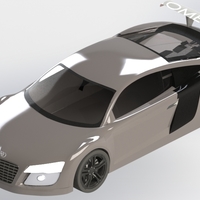 Small Audi R8 model for 3d print 3D Printing 280391