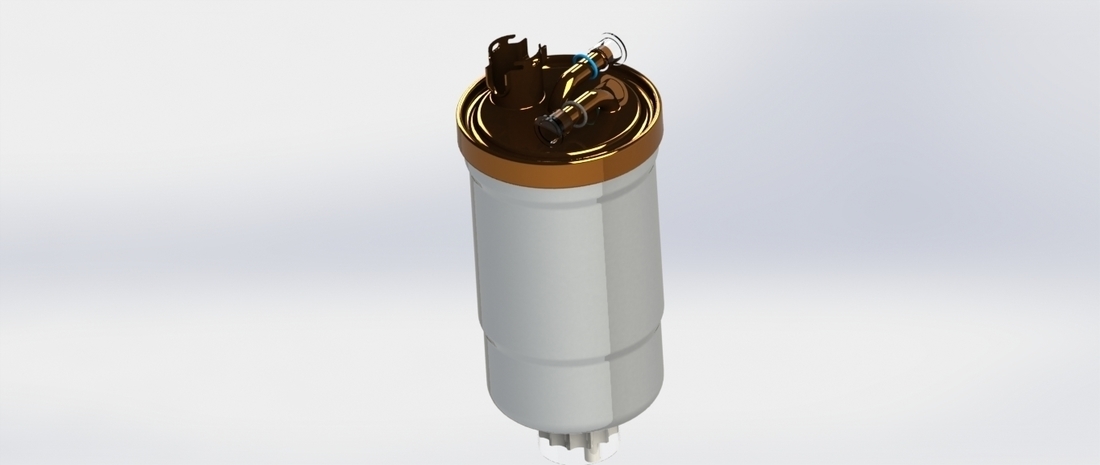 Oil Fuel Filter 3D Print 280407