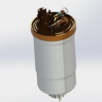 Small Oil Fuel Filter 3D Printing 280407