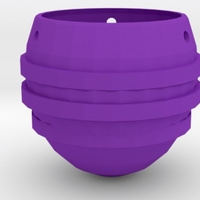 Small Hanging plant pot 3D Printing 280509