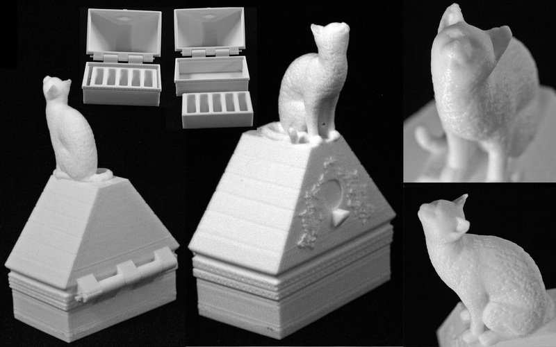 Cat on a Ring Box 3D Print 28053