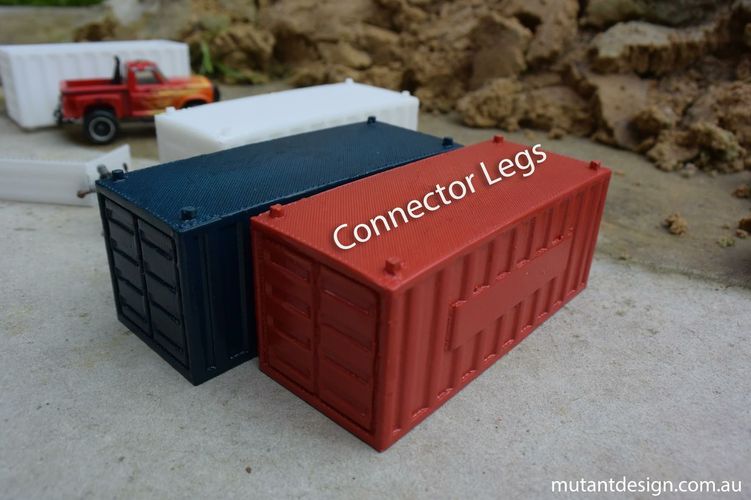 Shipping Containers - Modular Storage 3D Print 28101