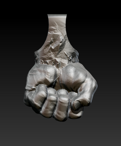 Fist Pendant Jewel 3d print model 3D Print 281121