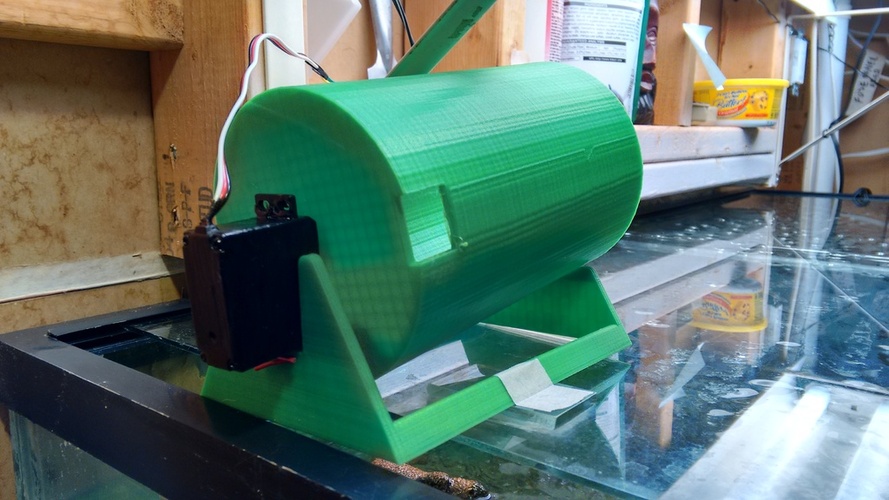 Automatic Turtle/Fish Feeder Version 4 3D Print 28121