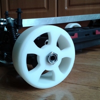 Small 1/8th Scale RC Drift Tire - TT MT4 G3 3D Printing 28143