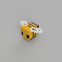 Small Minecraft Bee 3D Printing 281769