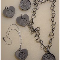 Small Mandala and Labyrinth pendants 3D Printing 28267