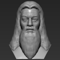 Small Dumbledore from Harry Potter bust 3D printing ready stl obj 3D Printing 283106